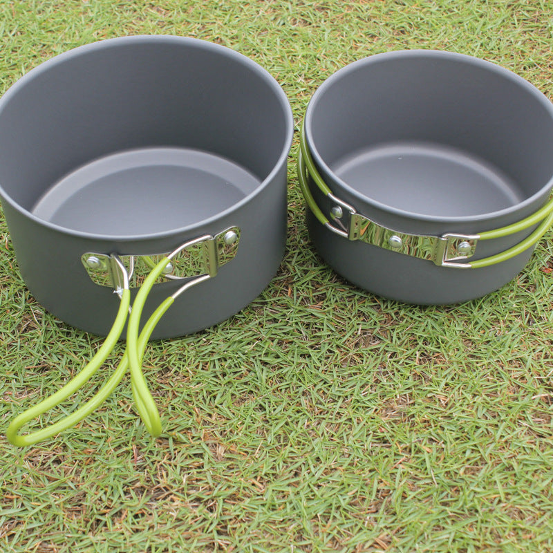 Experience the Great Outdoors with Our Outdoor Portable Cookware Camping Set